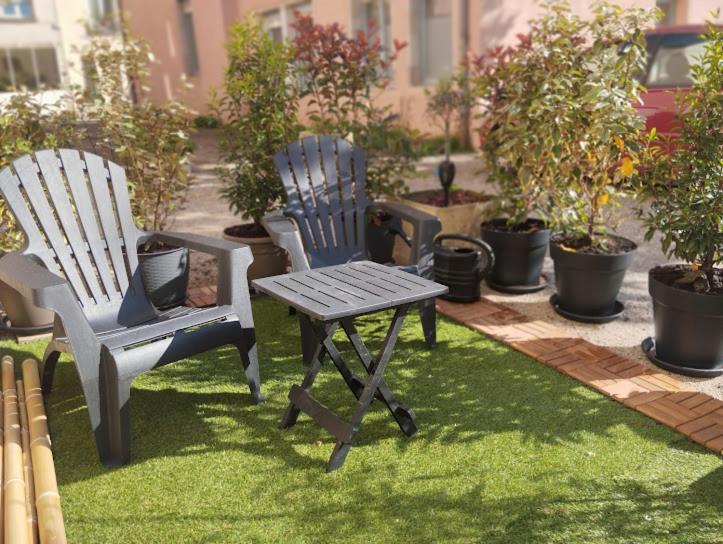 Maison De Village Appartement Rdc Avec Terrasse Gy Kültér fotó